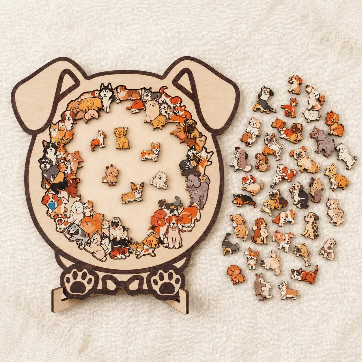 Pawmori™  Wooden Puzzle