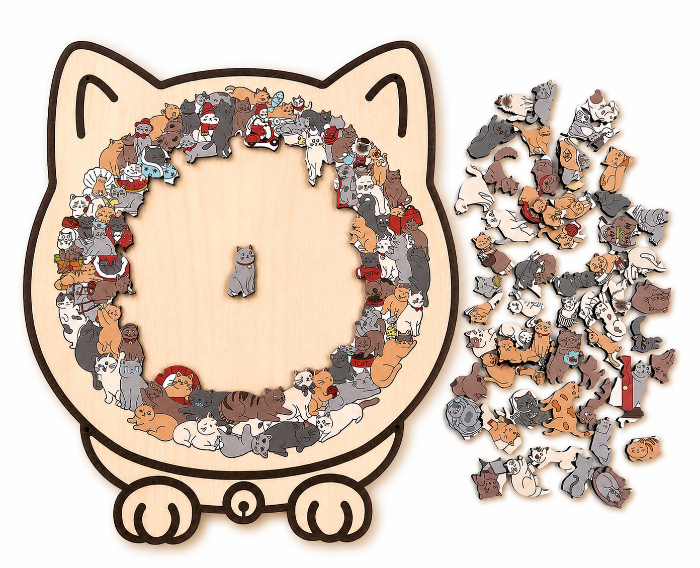 Pawmori™  Wooden Puzzle